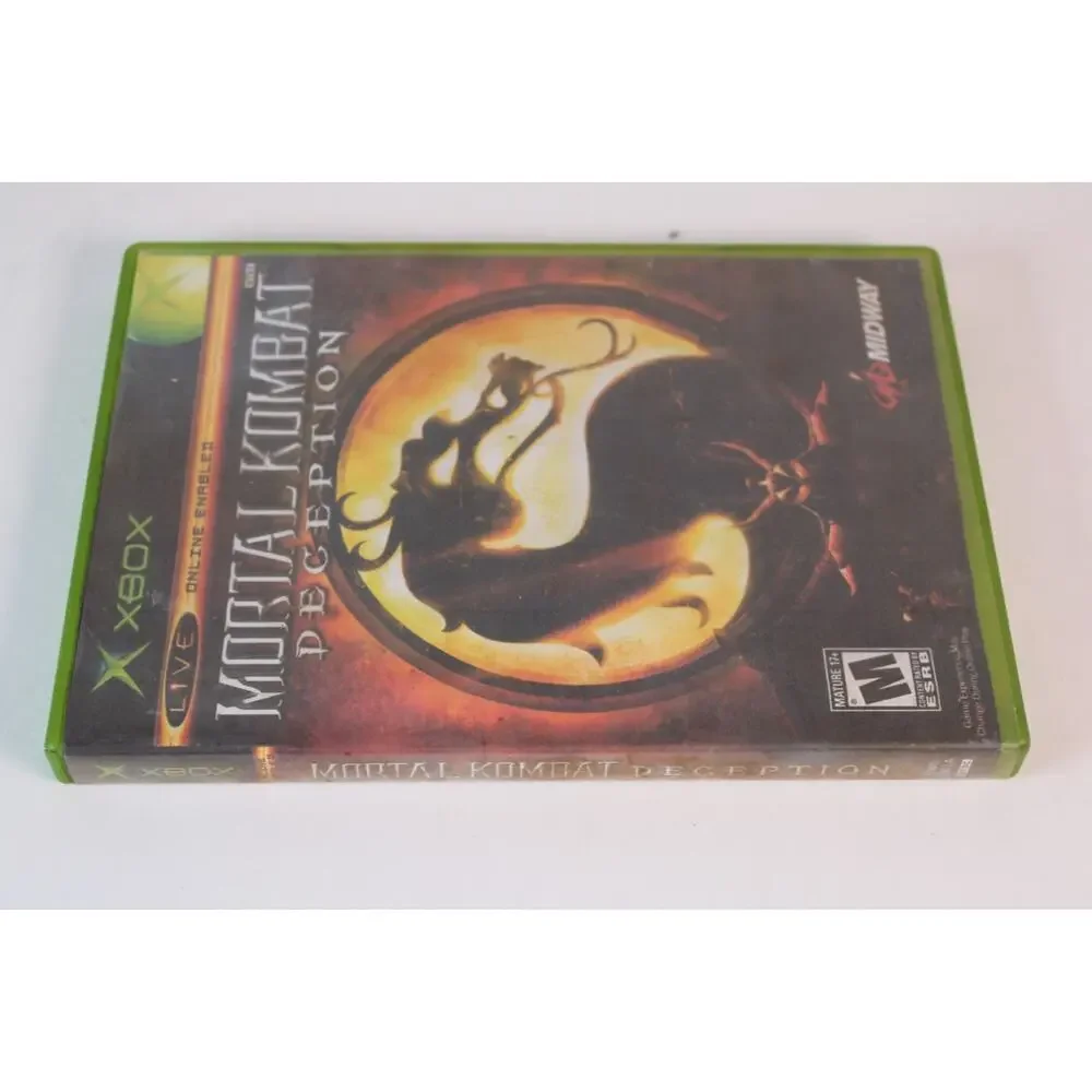 Mortal Kombat: Deception (Microsoft Xbox, 2004) W/ Manual, Tested/Works